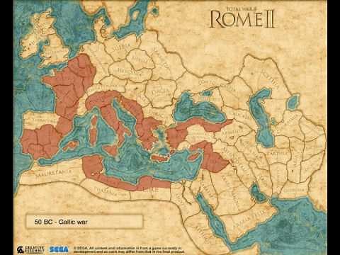 Roman expansion using Total War: Rome 2 campaign map