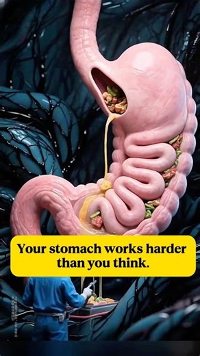 Your Stomach Moves Every 20 Seconds — Here’s Why #biologylearning #science #humanbiology