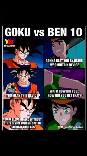 Goku vs Ben 10 ⚡ Who Wins This Ultimate Battle? #goku #ben10 #anime