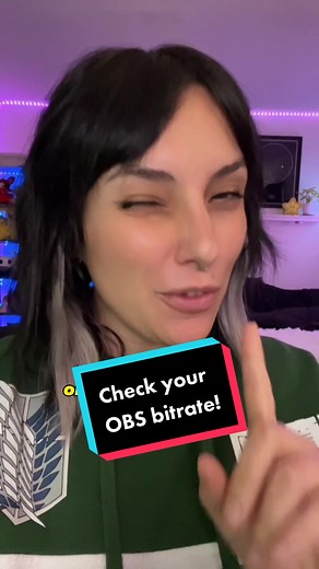 If your stream is laggy or looks poor quality, make sure you’re using the right bitrate! #streamersoftiktok #smallstreamersupport #growontwitch #howtostreamontwitch #streamertips #twitchgrind