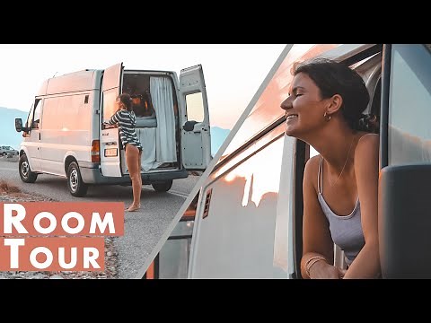 CAMPER + CONVERSION for €5,000 | Annika presents her Ford Transit