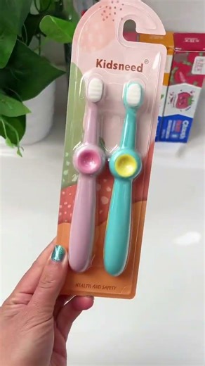 Baby Toothbrush Makes Brushing Fun for Tiny Teeth and Happy Smiles#babycare #shortsviral #ytshorts