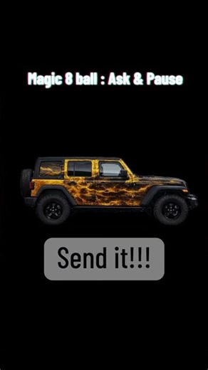 Magic 8 ball Jeep mod or not? #jeep #jeepwranglerjlu #jeeplife