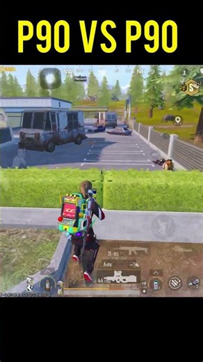 P90 vs P90 Who wins? #pubg #pubgmobile #pubgturkiye #shorts