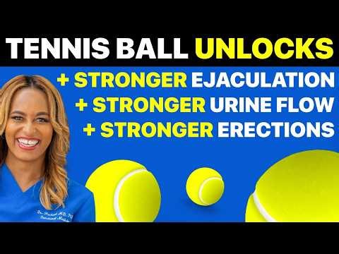 The #1 Prostate Massage Trick (Tennis Ball Hack) for a Stronger Stream & Better Erections/Dr Rachael