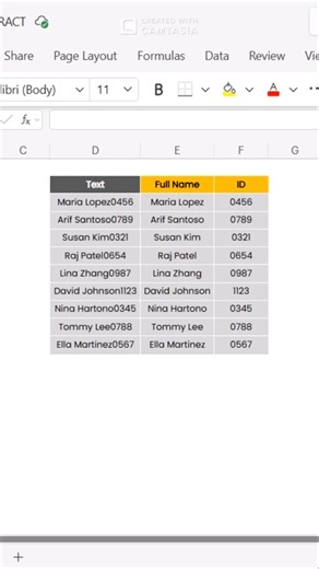 Split Names & IDs in Seconds with REGEXEXTRACT! #ExcelTips #RegexMagic #DataCleaning