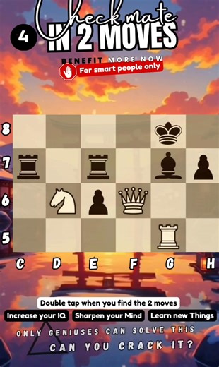 Can you checkmate in 2 moves? (P.39) (White to play)♟️ 樂 Looks easy… but can you actually find the checkmate in two?  #Gate #Hek #بوابة #গেট #ဂိတ် #门 #Poort #Porte #Tor #Kofa #द्वार #Gerbang #Cancello #ゲート #Қақпа #게이트 #Дарбаза #Pintu #ഗേറ്റ് #Port #دروازه #Brama #Portão #ਗੇਟ #Ворота #Puerta #Lango #கேட் #గేటు #ประตู #Kapı #Darvoza #Cổng | BMN IQ Lab | Facebook