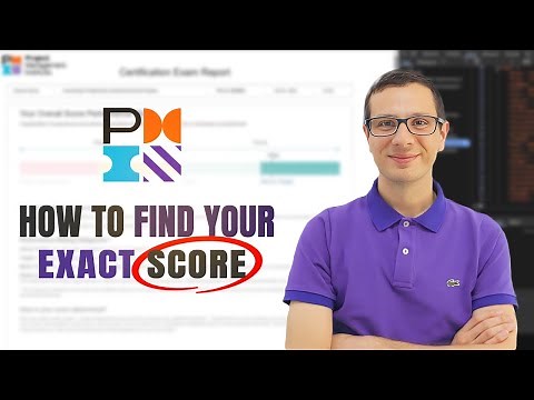 How to Find Your Exact PMP Exam Score!