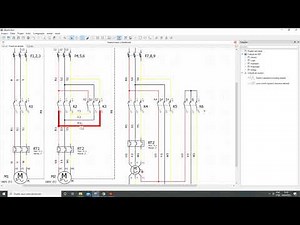 Primeiros passos no QElectroTech - Partida com reversão - COMANDO