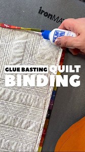 167K views · 1.5K reactions | Binding my quilts is one of my favorite parts, especially with glue basting it before I bring it to the sewing machine. Plus then it means I'm done, which according to my WIP pile isn't always a guarantee.  Love ya, mean it. #quiltbinding #mxdomestic | Mx Domestic | Facebook