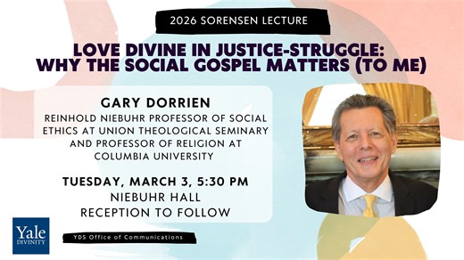 Sorensen Lecture 2026 - Gary Dorrien