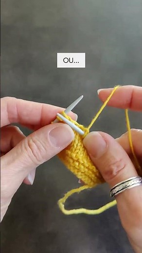 Diminutions au tricot 🧶 surjet simple ou ssk (ggt) ?