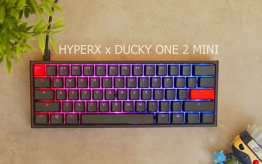 HyperX x Ducky One 2 Mini机械键盘 先发评测-只是换了种配色？