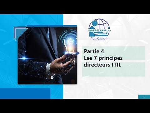 LES 7 PRINCIPES DIRECTEURS ITIL | AXELOS | 1WorldTraining.com | Cours en ligne ITIL® 4 Foundation