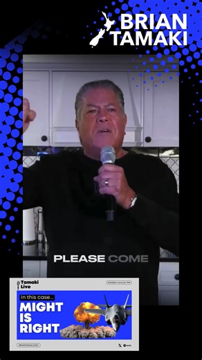 Brian Tamaki, from a rented church, to a public park, now resorting to ranting from his own kitchen. How sad!!! 😊 He fantasises about being the Donald Trump of New Zealand, but there is one small problem. Donald Trump received 50% of the vote in the last election while Brian Tamaki received 0.3% 😅 | New Zealand Conspiracy Loons