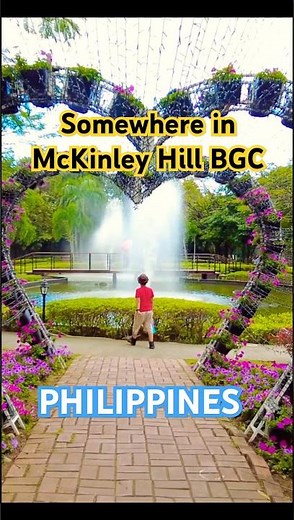 A Scenic View In McKinley Hill BGC! | Taguig, Metro Manila, Philippines #manilain4k #mckinleyhill