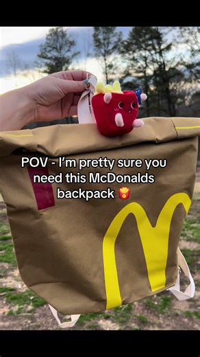 #mcdonalds #mcdonaldsbackpack #viral #fyp #viralbackpack | mcdonald's backpack