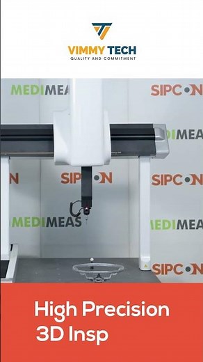 The SIPCON 3D Coordinate Measuring Machine: a bridge‑type CMM with granite base & air‑bearing motion