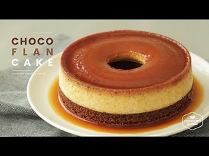 초코 플랑 케이크_카라멜 커스터드 푸딩 케이크 : Choco Flan Cake_Caramel Custard Pudding Cake : キャラメルプリンケーキ|Cooking tree