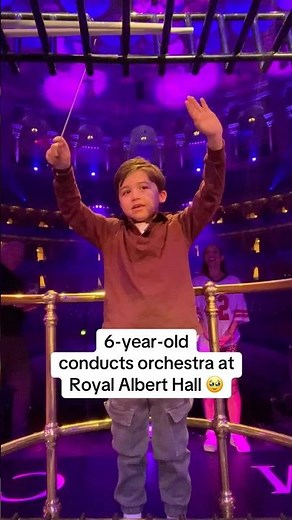 The youngest person to ever conduct at the Royal Albert Hall! ❤️