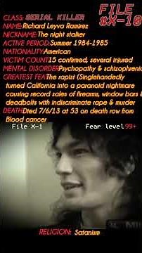 Chilling words from a serial ki**er at interview #truecrime