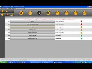 Renault CAN CLIP Demo Oberfläche