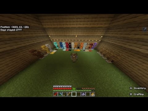 Getting all the armor in more tools mod pack part one Minecraft bedrock