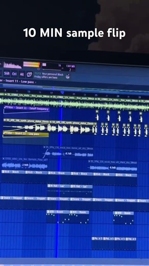 Super basic, quick 10 minute sample flip 💜 #music #flstudio #cookup