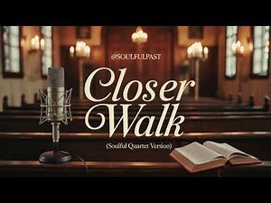 Closer Walk | Soulful Black Gospel Male Quartet | Smooth Worship Hymn Remake @SoulfulPast