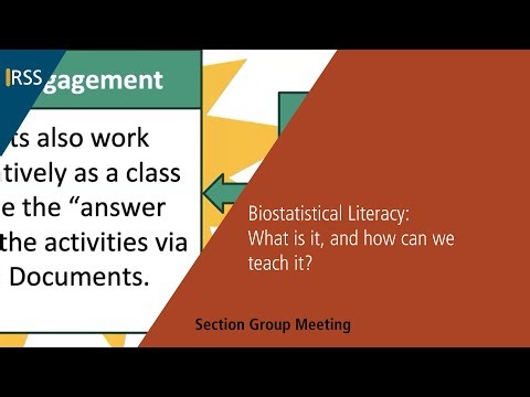 Biostatistical Literacy: What is it, and how can we teach it?