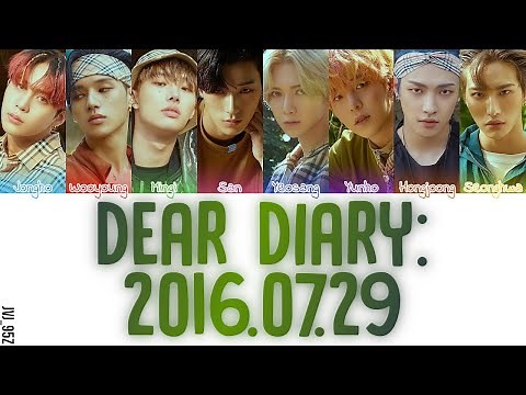 ATEEZ(에이티즈) - Dear Diary: 2016.07.29 [Eng Lyrics]