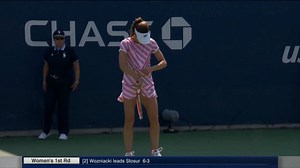 794K views · 1.1K reactions | France's Alize Cornet was issued a penalty for fixing a backward shirt on the tennis court. Now the U.S. Open has clarified its rule about players changing their shirts during a match. Read more: https://www.cbc.ca/1.4803383?cmp=FB_Post_News | CBC News | Facebook