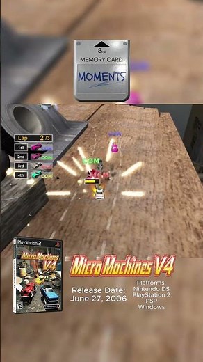 Micro Machines V4 on PS2 🚗 The Ultimate Toy Car Racer! 🎮 #shorts