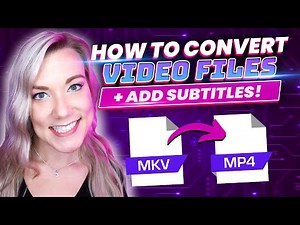 How to Convert Video Files FAST & Add/Embed Custom Subtitles into Videos
