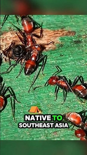 This Ant Can Explode to Defend Its Colony?! 💥🐜 #InsectFacts #Shorts