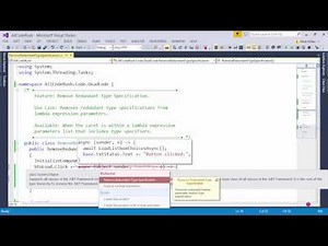 DevExpress CodeRush: Remove Redundant Type Specification
