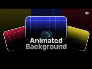 Background animation tutorial using alight motion.