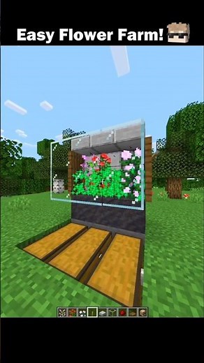 Minecraft Easy Flower Farm