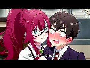 Giantess growth kuzuri senpai (giantess in Anime)