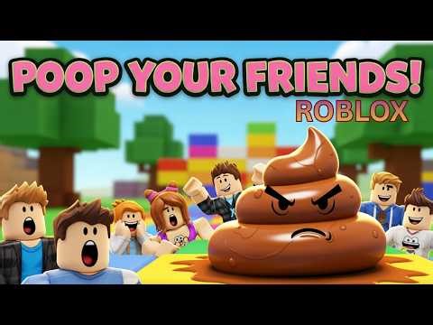 POOP YOUR FRIENDS in Roblox! #roblox #robloxedit #games