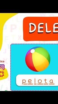 Deletreo de palabras para niños/ Palabras con 3 sílabas