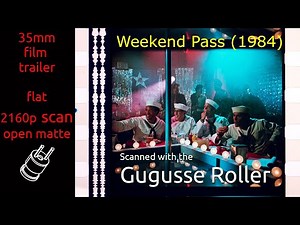 Weekend Pass (1984) 35mm film trailer, flat open matte, 2160p