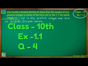Class - 10th, Ex - 1.1, Q 4 (Real Numbers) NCERT CBSE