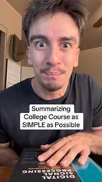 Summarizing College Courses as SIMPLE as Possible
