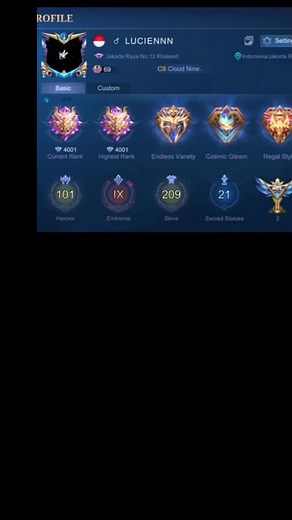 Mobile Legends Squad C9 featuring C9 Cala Lycan