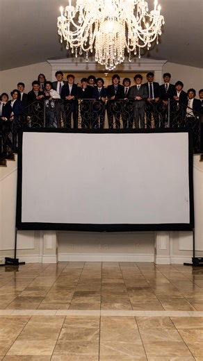The Notre Dame Class of 2025 came full circle at their graduation dinner, singing the ND Fight Song as a class as they did during Orientation - and many times since! | Notre Dame High School