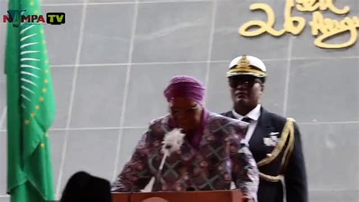 Namibia Press Agency (Nampa) on Instagram: "WATCH: President Netumbo Nandi-Ndaitwah delivers the key note address during the Remembrance Ceremony honoring the late H.E. Dr. Sam Shafiishuna Nujoma, Founding President and Father of the Namibian Nation, and the late H.E. Dr. Hage G. Geingob, third President of the Republic of Namibia, held at the Heroes Acre on Saturday. (Video: Ali Negumbo) #NampaTV"
