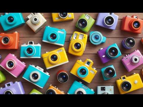 Seventeen Little Toy Cameras Go Click Click | Fun Photography Song for Kids