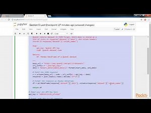 Python Data Visualization with Matplotlib 2.x :Get End-of-Day Stock Data from Quandl|packtpub.com