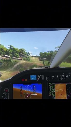 DAHER TBM 930 LANDING AT WX53/COCKPIT VIEW/SHORTS